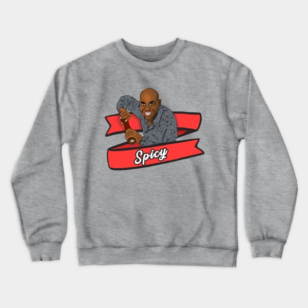 Extremely Spicy Ainsley Harriott Meme Crewneck Sweatshirt by Barnyardy